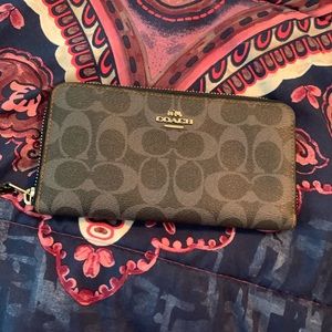 Authentic coach wallet